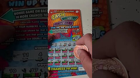 $10 Scratch Off Lottery Tickets Doubler! #lottery