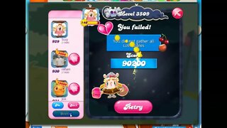 Candy Crush Level 3509 Talkthrough, 15 Moves 0 Boosters