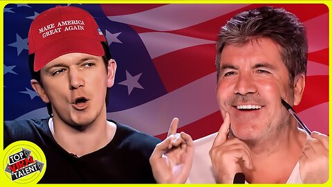 Donald Trump Impressionist Makes Simon Cowell LOL