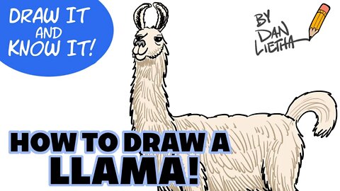 Draw it & Know it | Art Lesson Edition | Llama