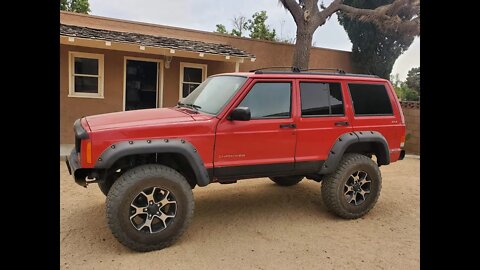 Jeep XJ how to replace upper control arms(JKS) and track bar bushings to cure death wobble