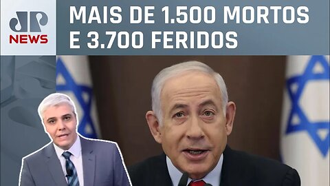 Premiê Netanyahu diz que bombardeios apenas começaram; Marcelo Favalli analisa