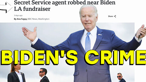 BIDEN's CRIME WAVE is effecting even him!