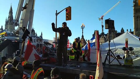 Canada Spring - Freedom Convoy 2022 - Feb5th - Canadian Veteran Soldier - The WORLD is watching.