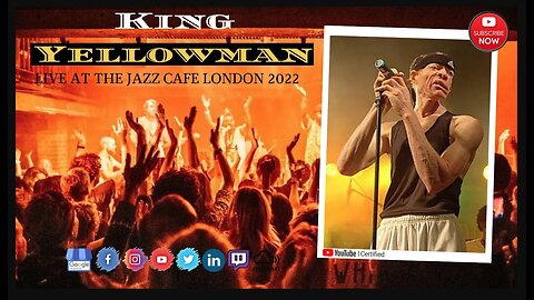 ORIGINAL Dancehall King Yellowman at The Jazz Cafe London 2022