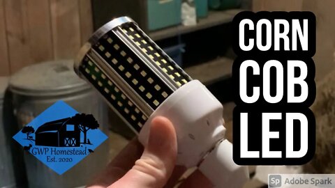 Improve Barn Lighting with Corn Cob LEDs #shorts