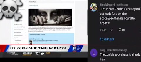 ☠️ Zombie Apocalypse: "Still a Conspiracy Theory to you!?! Amazon, CDC, US Military say Otherwise"