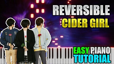 Reversible - Cider Girl | Easy Piano Tutorial