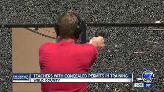 Teachers with concealed permits in training