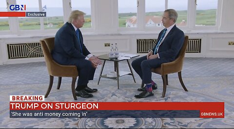 Donald Trump shares his outlook for the future of the political landscape in Scotland