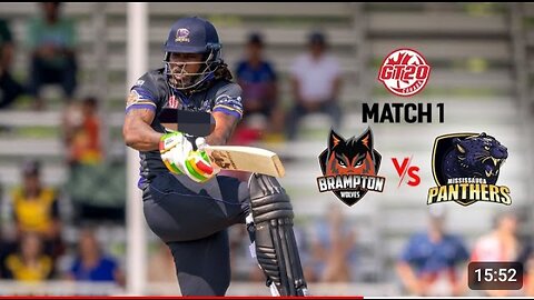 GT20 Canada 🇨🇦 Season 3 | Match 1 Highlights | Brampton Wolves vs Mississauga Panthers