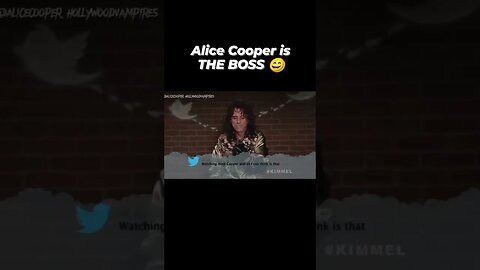 Why I Love @alicecooper #alicecooper #nomoremrniceguy #funnyvideo