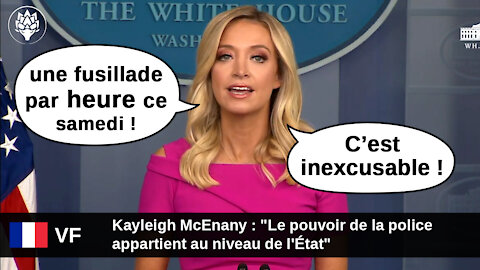 👮 "Le pouvoir de la police appartient au niveau de l'État" - Kayleigh McEnany