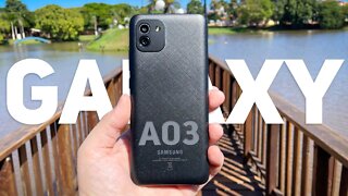 CHEGOU! Galaxy A03 | Melhor que o A03 Core!! Unboxing e Primeiras Impressões!