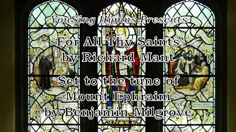 For All Thy Saints (Mount Ephraim)