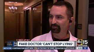 Impostor doctor 'can't stop lying' about his arrest, military service