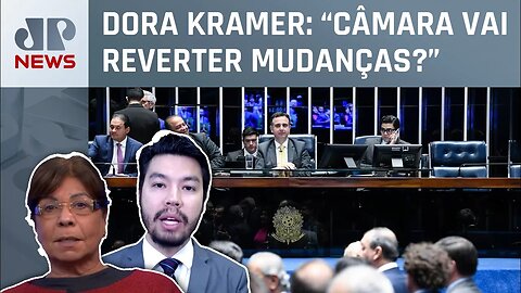 Senado vota destaques do arcabouço fiscal; Nelson Kobayashi e Dora Kramer analisam