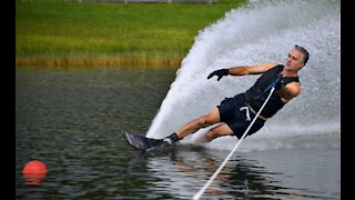 Water skiing on Main 2016