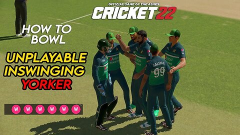 How To Bowl Unplayable Inswinging Yorker In Cricket 22 | CRICKET 22 | AM GAMES