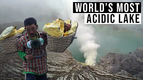 LIFE AS A SULFUR MINER INSIDE A VOLCANO | Kawah Ijen | Java, Indonesia