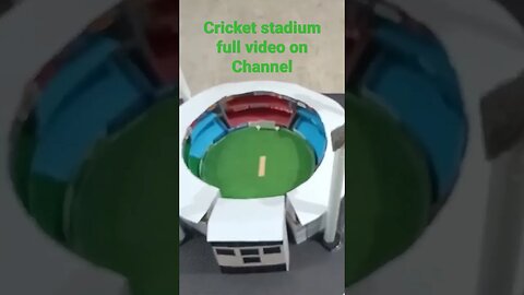 Cricket stadium realistic with lights #worldcup2023