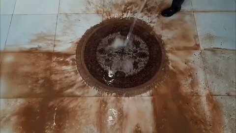 Washing the dirtiest muddy rug cleaning satisfying carpet cleaning asmr