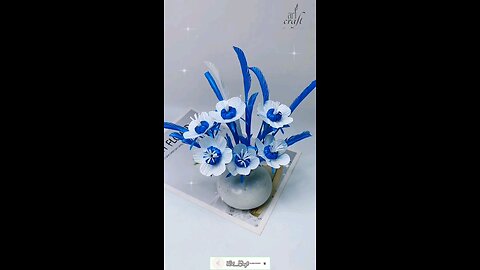 Beautiful flower pot craft