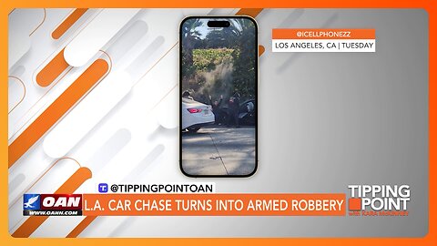 Armed Robbers Force Car off Los Angeles Freeway in Daring Heist | TIPPING POINT 🟧