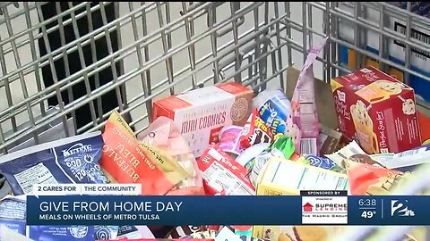 Give from Home Day: Salvation Army, Meals on Wheels and the Community Food Bank of Eastern Oklahoma