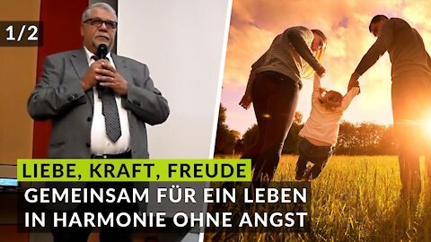 Wir fordern eine harmonische, friedliche Welt der Liebe ohne Angst🌐 - Vortrag von M. Abdellaziz 1/2