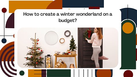 How to decorate an entryway for the winter season?