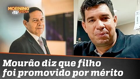 Salário 3X maior: Hamilton Mourão diz que filho foi promovido por mérito