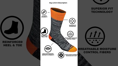 Men's Moisture Control Crew Socks #shorts #socks #mensclothing #amazonmusthave