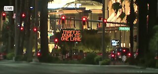 Construction on Las Vegas Strip