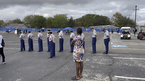 Oct 28,2023 Winston Churchill high school, Queens guard, exhibition drill