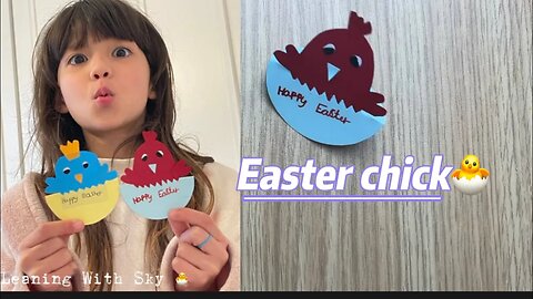 Decoration Easter chick🐣# from paper EP47