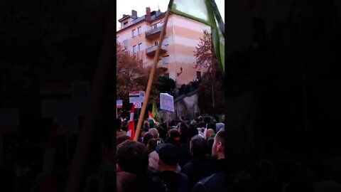 HUNGARY - Protesters Against Mandates And Restrictions Rise In Budapest