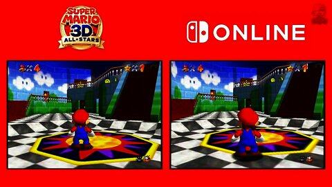 Super Mario 64 - Nintendo Switch Online VS Super Mario 3D All Stars Comparison