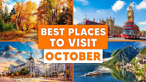 BEST PLACES to TRAVEL in EUROPE in OCTOBER ✈️ Holiday Destinations October