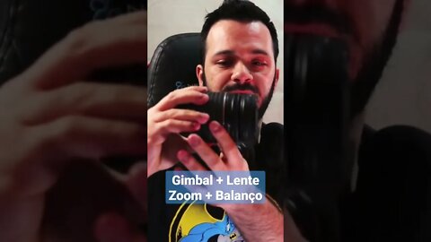 Gimbal + Lente Zoom. Assista o video completo. #gimbal #gimbalstabilizer #cameraoperator