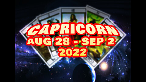 CAPRICORN TAROT READING AUG 29 SEP 2