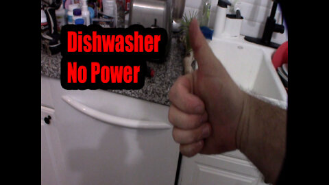 KitchenAid Dishwasher No Power No Lights Troubleshooting Repair Fuse Replacement