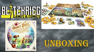 Honey Buzz Board Game Unboxing Plus Deluxe Components Elf Creek Games