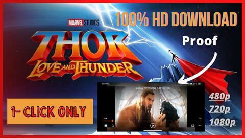 How to Download Thor Love and Thunder in Hindi+English direct link provided