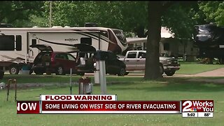 Residents at mobile home park evacuate