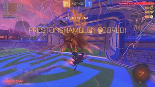 Tournament Wall to Goal Air Dribble Game Winner