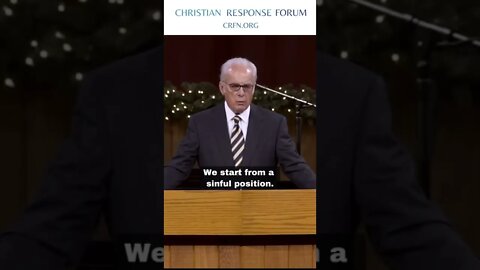 John MacArthur - Humble yourself before Christ - Christian Response Forum #shorts