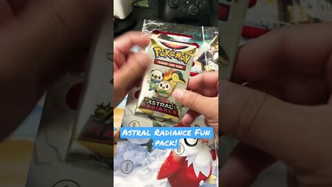 Pokémon Advent Calendar Day #7 🔥💪🏽 Astral Radiance Fun Pack! #pokemon #shorts #shortvideo