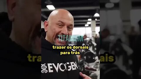 Hany Rambod ensina como fazer remada e melhorar suas costas #dicas #bodybuilding #coach #titaniumtv