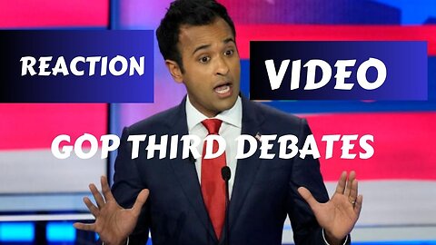 Vivek Ramaswamy Savages Blunt Response / Third GOP Presidential Debates / Reaction Video